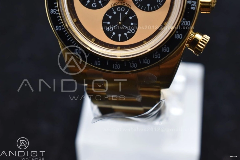 Best Dial YG YG 832 A on Edition YG Youthful Daytona Bracelet Black ADGF 0724